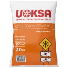 Соль техническая Uoksa Галит  -10 °C 20 кг
